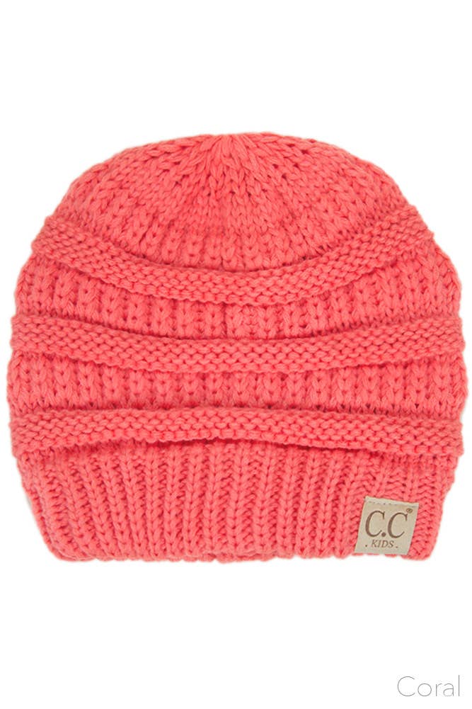 C.C Children Solid Beanie: Sage