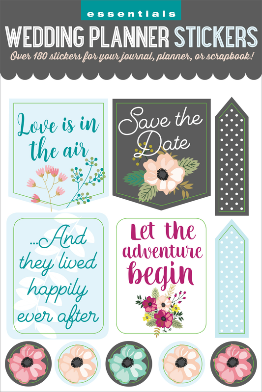Peter Pauper Press - Essentials Wedding Planner Stickers
