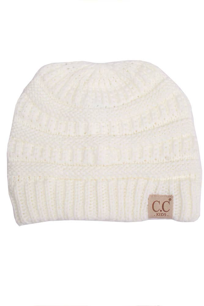 C.C Children Solid Beanie: Sage