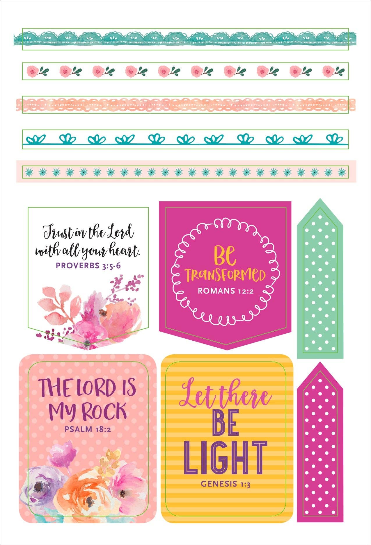 Peter Pauper Press - Essentials Faith Planner Stickers