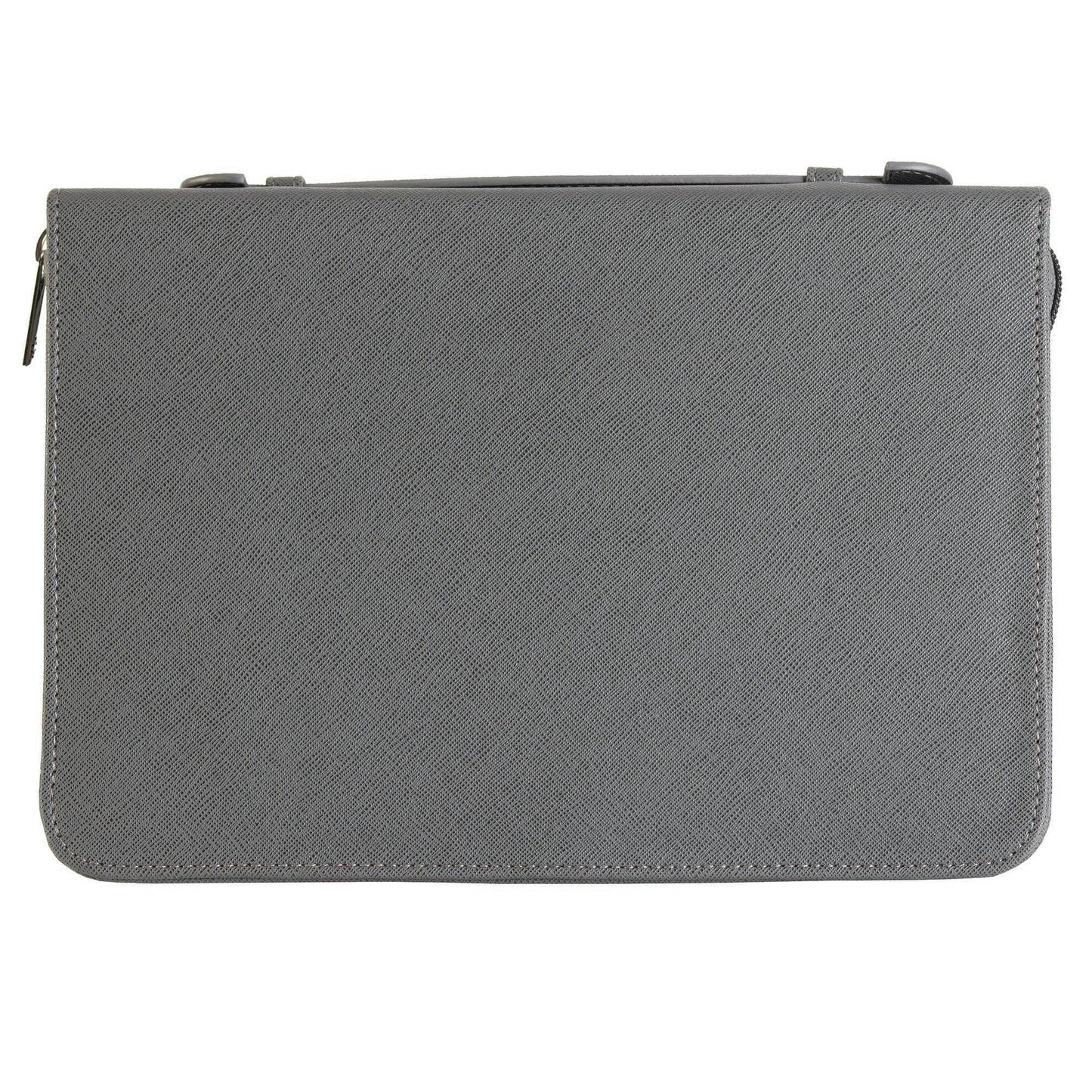 PRAY CONTINUALLY - Grey-XL Bible Cover