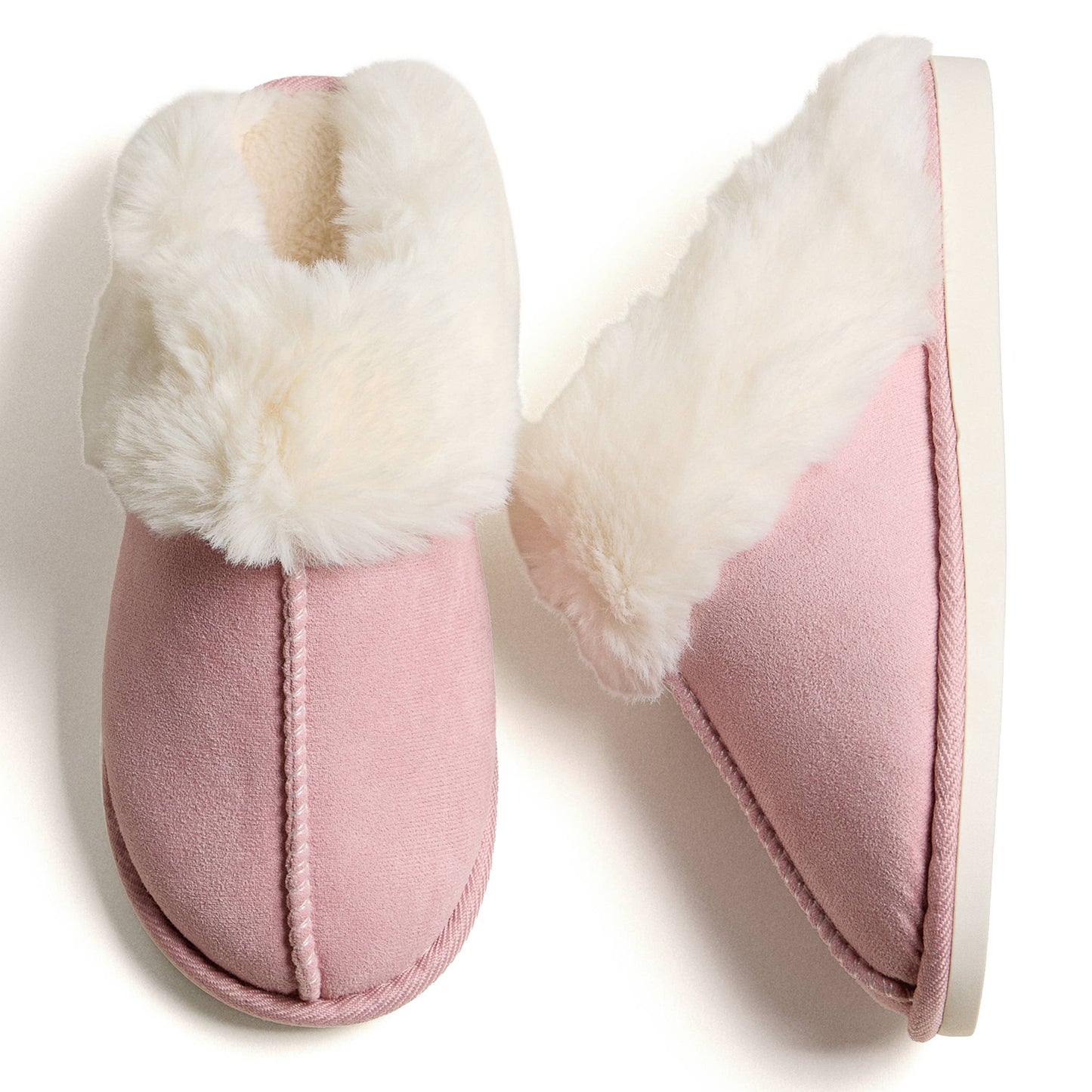 Hana - Sherpa Fur Home Warm Winter Slippers: Camel