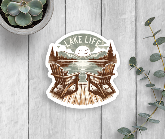 Expression Design Co - Lake Life Vinyl Sticker
