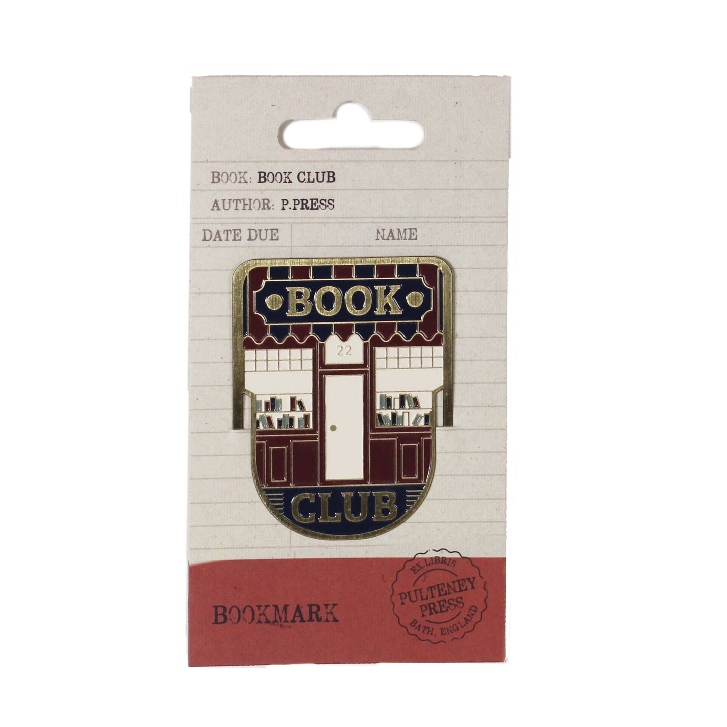 Metal Bookmark – Book Club