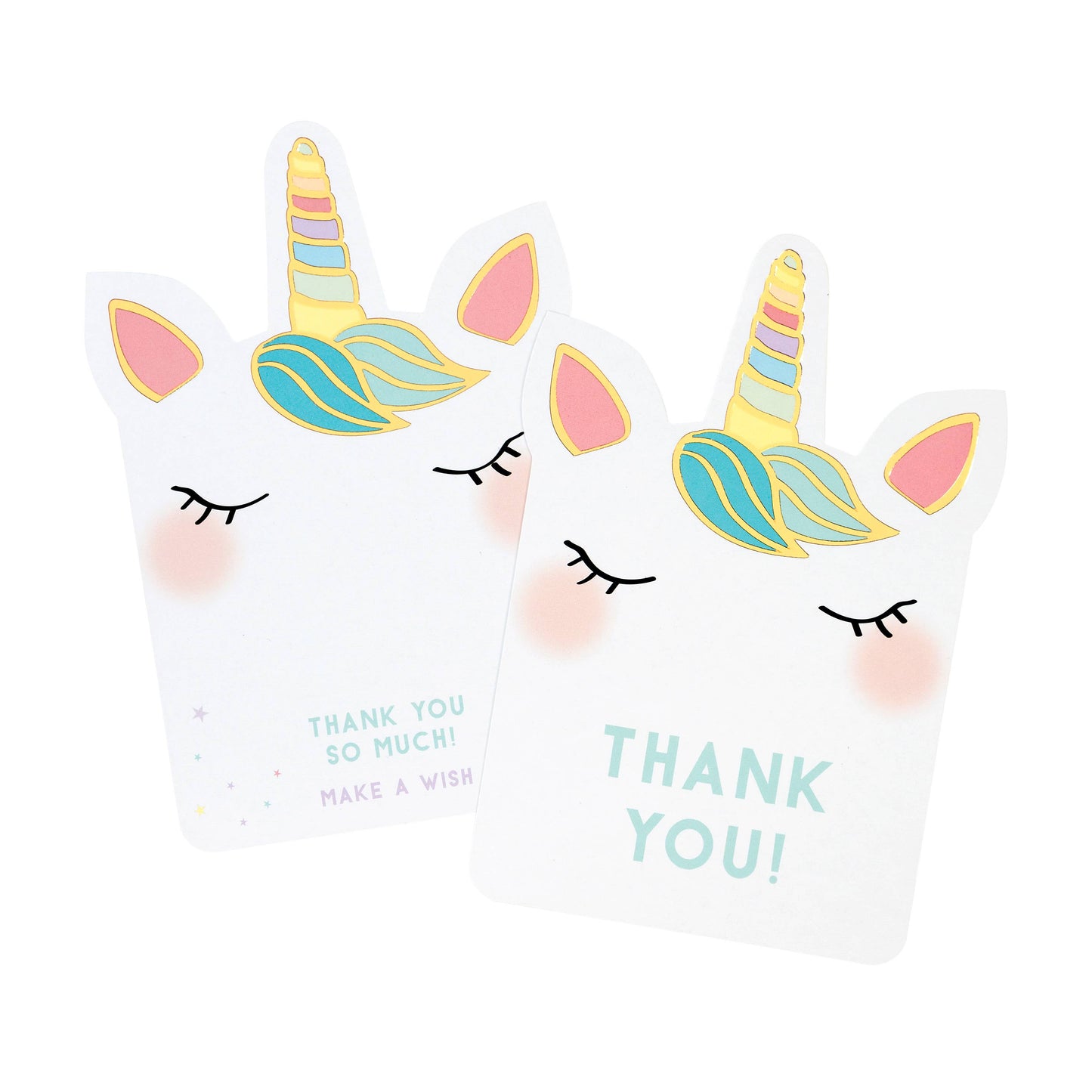 Unicorn Thank You Cards - 8 Pack