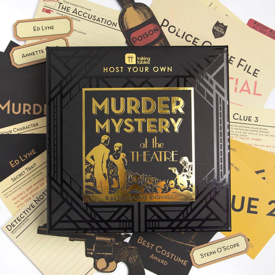 Host Your Own Murder Mystery - Reusable Game Kit
