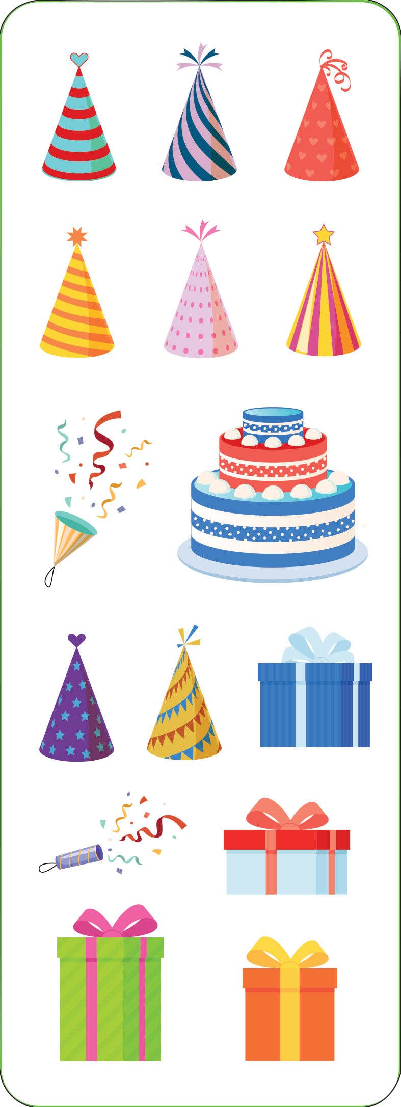 Peter Pauper Press - Birthday Sticker Set
