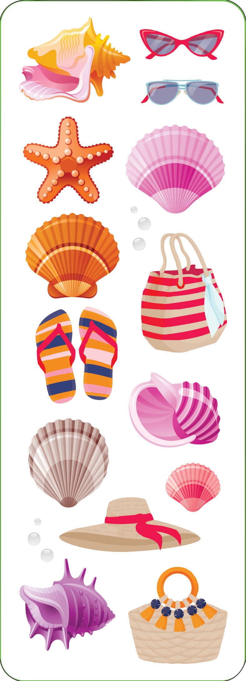 Peter Pauper Press - Beach Sticker Set