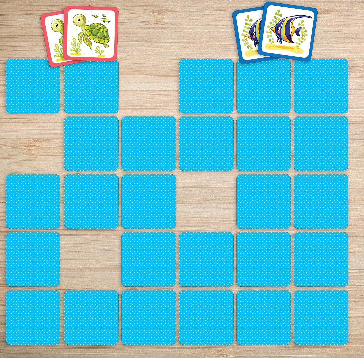 Peter Pauper Press - Under the Sea Memory Match Game (Set of 72 cards)