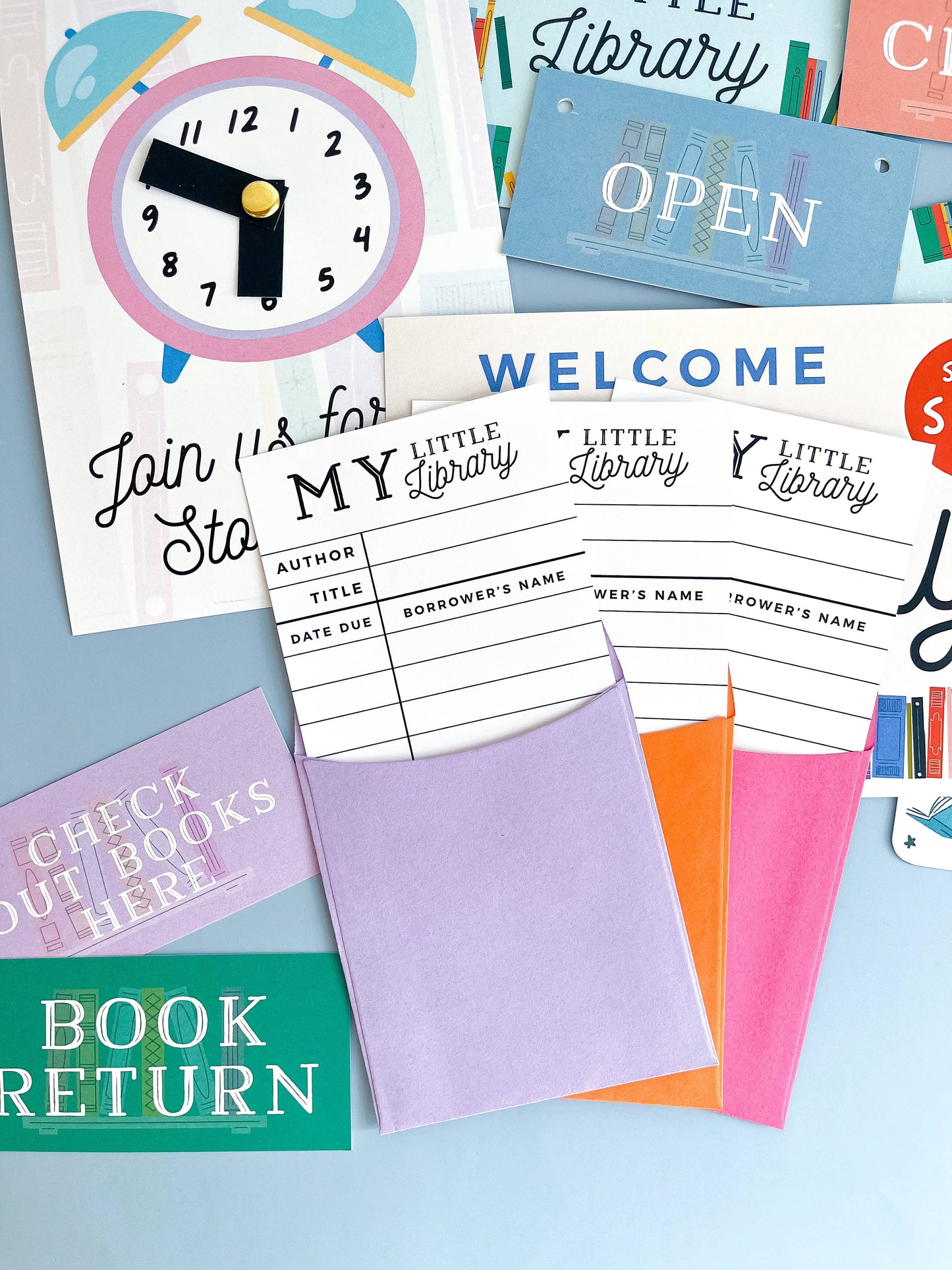 The Paxton Press - D.I.Y. Little Library Pretend Play Kit