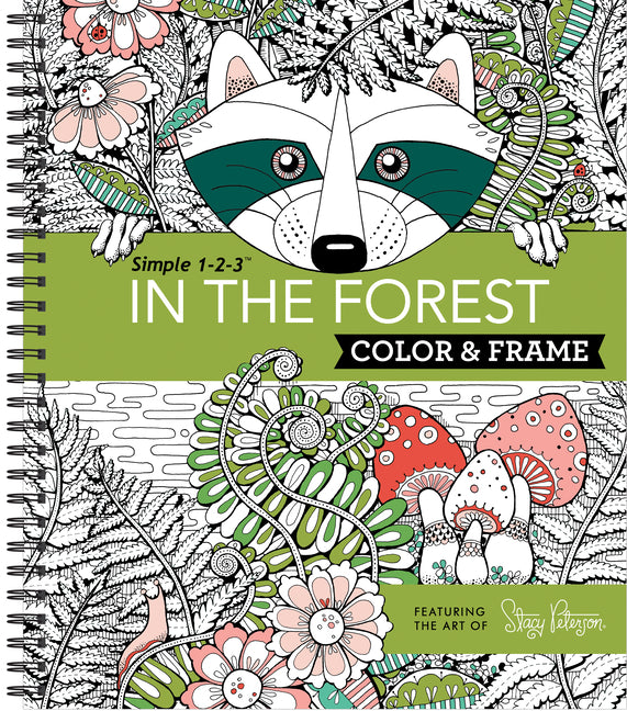Color & Frame - In the Forest (Adult Coloring Book) - Ingram