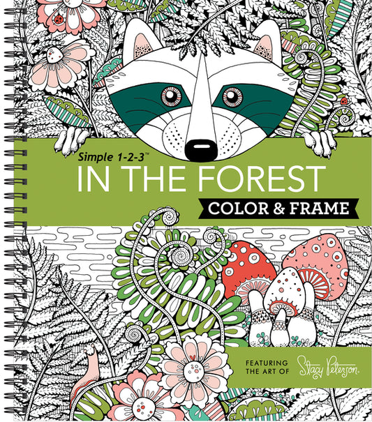 Color & Frame - In the Forest (Adult Coloring Book) - Ingram