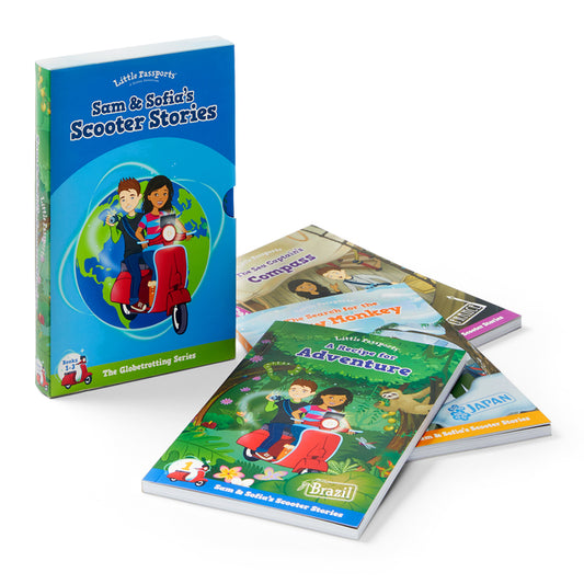 Little Passports: Sam & Sofia's Scooter Stories Boxed Set - Ingram