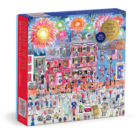 Michael Storrings Celebrate the USA 500 Piece Foil Puzzle - Ingram