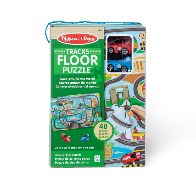Race Track Floor Puzzle & Play Set - Ingram
