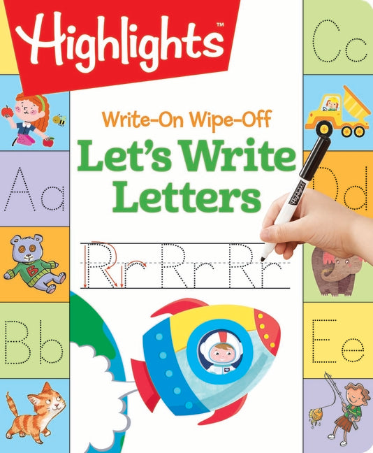 Write-On Wipe-Off Let's Write Letters: Handwriting Practice for Kids Learning to Write, Dry-Erase Lettering Workbook for Ages 3-6 - Ingram