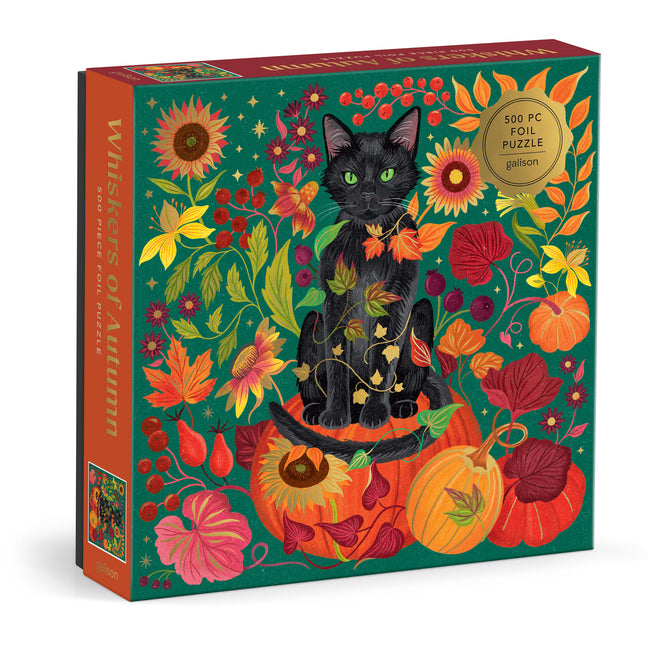 Whiskers of Autumn 500 Piece Foil Puzzle - Ingram