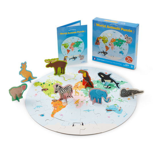 Little Passports: World Animals Puzzle - Ingram