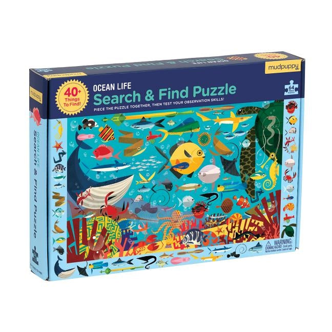 Ocean Life Search & Find Puzzle by Daviz, Paul