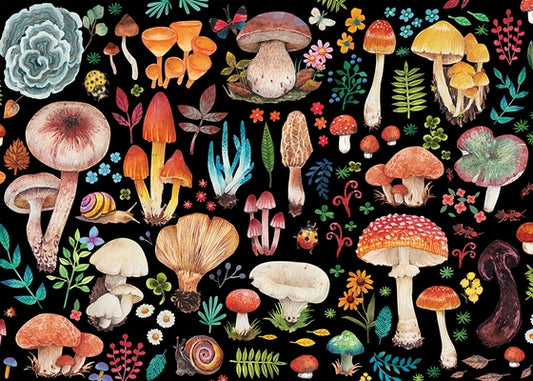 Mushrooms 1000-Piece Jigsaw Puzzle by Peter Pauper Press Inc