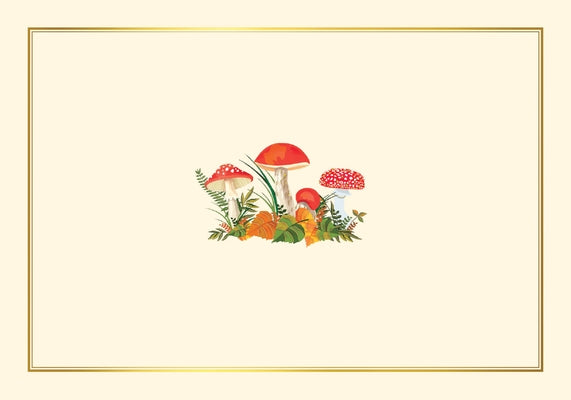 Mushrooms Note Cards (14 Cards, 15 Self-Sealing Envelopes) by Peter Pauper Press