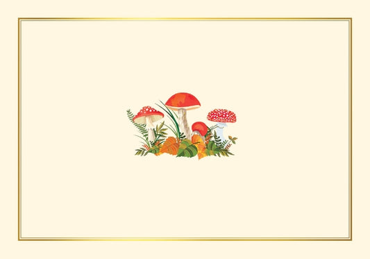 Mushrooms Note Cards (14 Cards, 15 Self-Sealing Envelopes) by Peter Pauper Press
