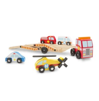 Melissa & Doug Emergency Vehicle Carrier by Melissa & Doug