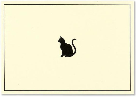 Note Card Black Cat by Peter Pauper Press, Inc