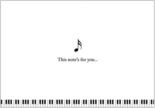 Note Card Music by Peter Pauper Press, Inc