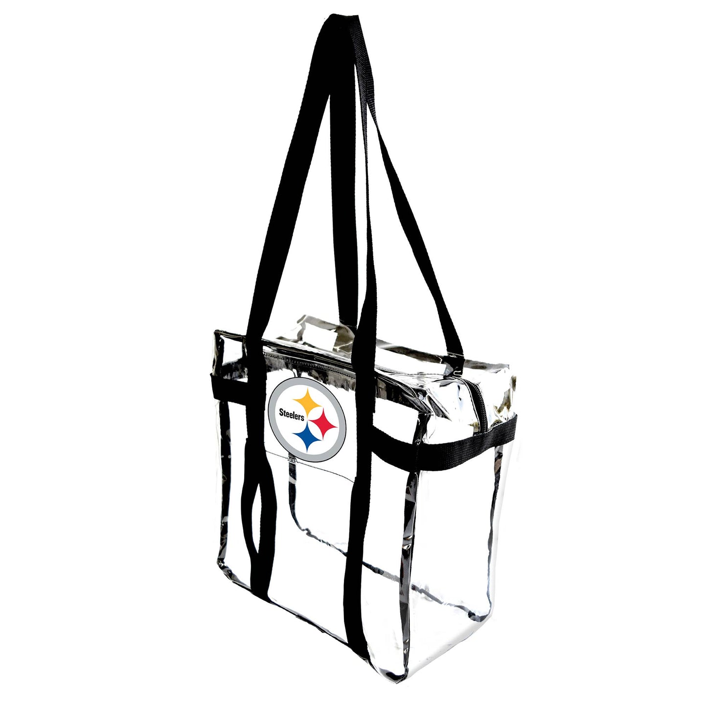 Little Earth Productions - NFL Pittsburgh Steelers Clear Tote Along