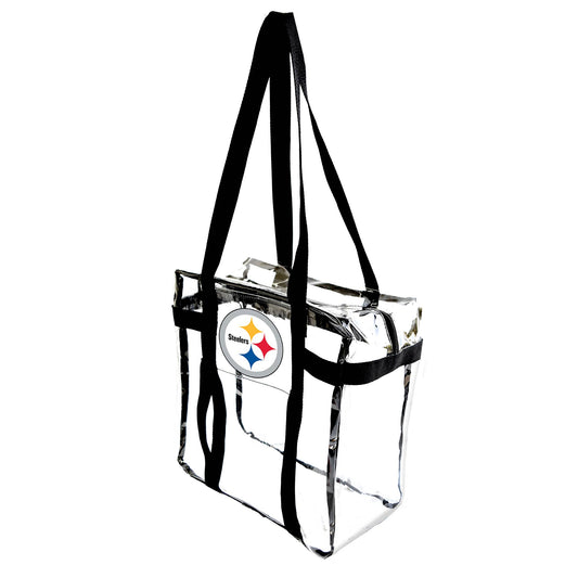 Little Earth Productions - NFL Pittsburgh Steelers Clear Tote Along