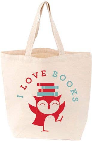 Gibbs Smith - I Love Books Little Lit Tote