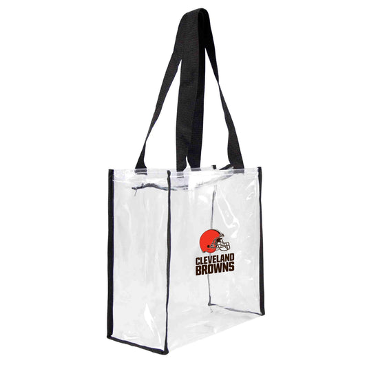 Little Earth Productions - NFL Cleveland Browns Clear Square Stadium Tote