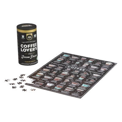 Coffee Lover's 500 Piece Jigsaw Puzzle in Canister by Ridley's Games