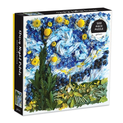 Starry Night Petals 500 Piece Puzzle by Galison